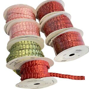 Stampin' Up! Ribbon Pleated Satin 3/8" Wide Retired Colors You Pick! NEW